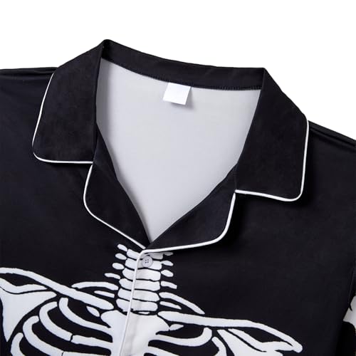 41DBogE1reL.jpg Family Halloween Pajamas Matching Sets 2 Pcs Buttons Pjs Long Sleeve Halloween Costumes Woman 2025 with pockets